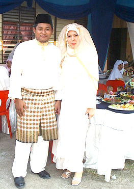 Majlis walimah elfudhail dan Siti Hajar di Bukit Lanchong, Shah Alam